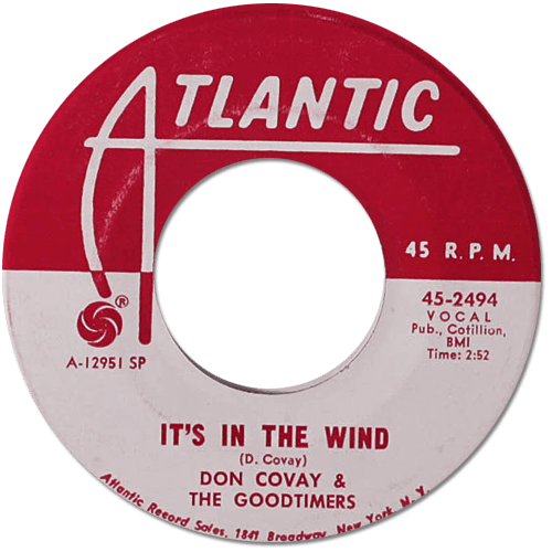 Don Covay and The Goodtimers : Don't Let Go - 7" CS from USA, 1968