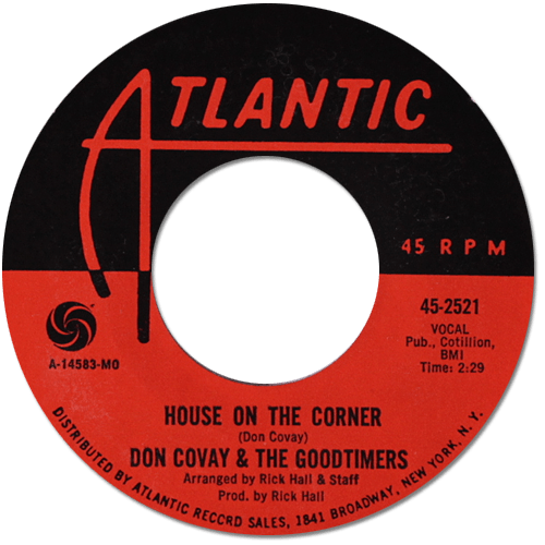 Don Covay and The Goodtimers : Gonna Send You Back To Your Mama - 7" CS from USA, 1968