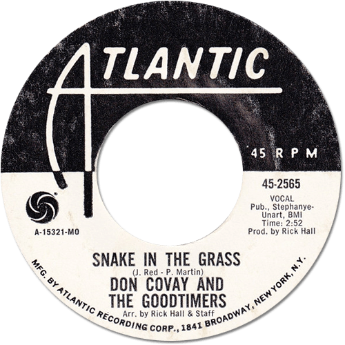Don Covay and The Goodtimers - I Stole Some Love - Atlantic 45-2565 USA 7" CS