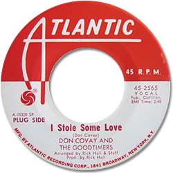 Don Covay and The Goodtimers : I Stole Some Love - 7" CS from USA, 1968