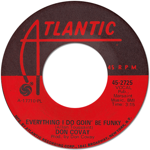 Don Covay : Everything I Do Goin' Be Funky - 7" CS from USA, 1970