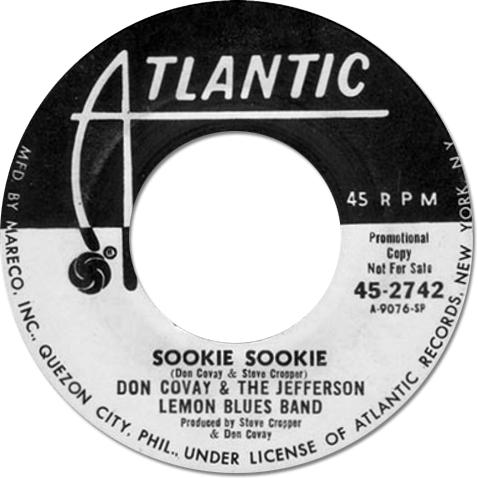 Don Covay and The Jefferson Lemon Blues Band : Sookie Sookie - 7" CS from Philippines, 1970