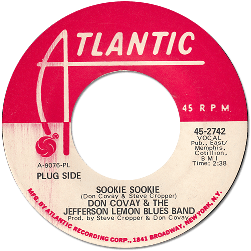 Don Covay and The Jefferson Lemon Blues Band : Sookie Sookie - 7" CS from USA, 1970