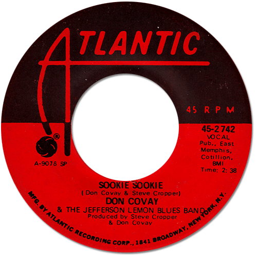Don Covay and The Jefferson Lemon Blues Band : Sookie Sookie - 7" CS from USA, 1970