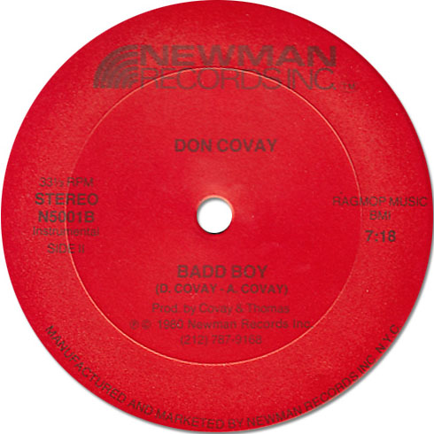 Don Covay: Badd Boy - 12" from USA, 1980