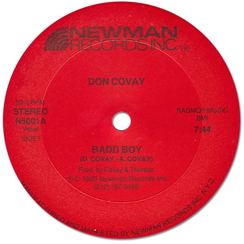 Don Covay : Badd Boy - 12" from USA, 1980