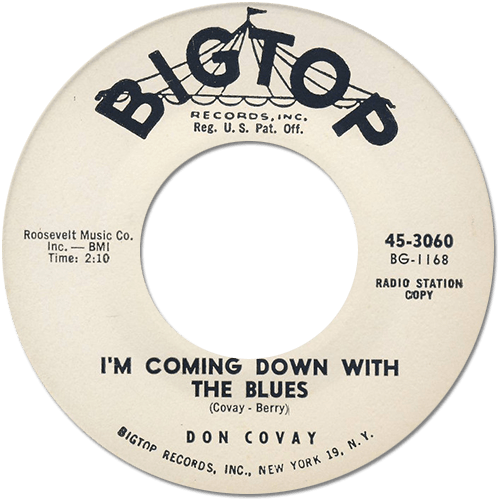 Don Covay : Hey There - 7" CS from USA, 1960