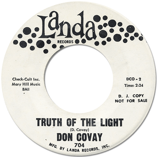 Don Covay : You're Good For Me - 7" from USA, 1965