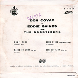 Don Covay and The Goodtimers, Eddie Gaines : Pony Time - 7" EP from Portugal, 1961