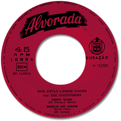 Don Covay and The Goodtimers, Eddie Gaines : Pony Time - 7" EP from Portugal, 1961