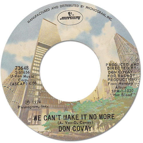 Don Covay : Rumble In The Jungle - 7" CS from USA, 1974