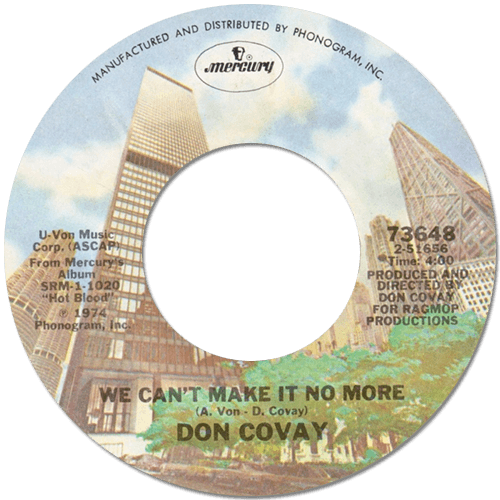 Don Covay : Rumble In The Jungle - 7" CS from USA, 1974