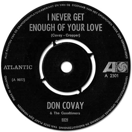 Don Covay and The Goodtimers : See-Saw - 7" CS from Holland, 1966