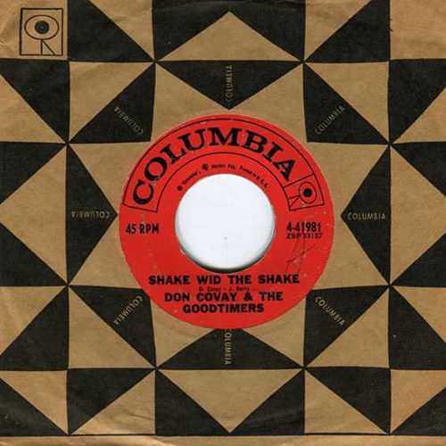 Don Covay : Shake Wid The Shake - 7" CS from USA, 1961
