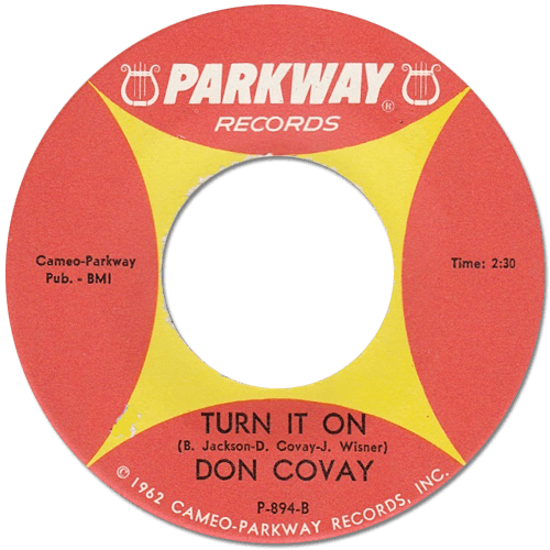 Don Covay : Turn It On - 7" CS from USA, 1964