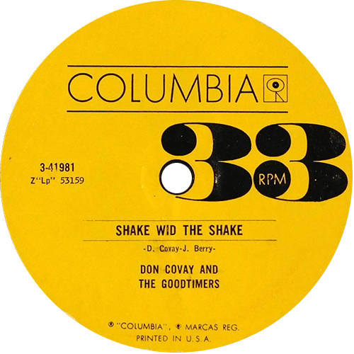 Don Covay - Shake Wid The Shake - Columbia 3-41981 USA 7" CS