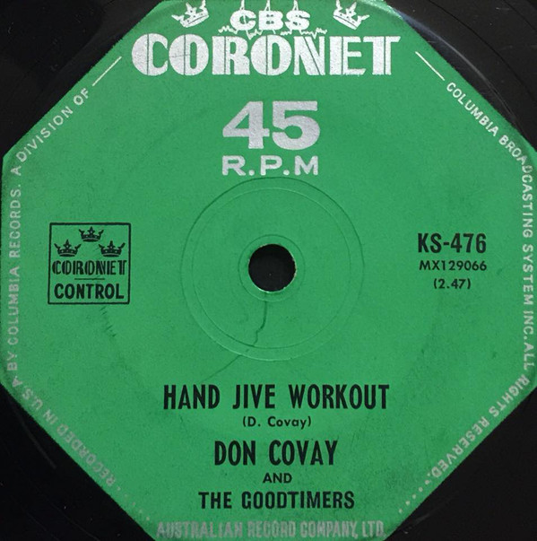 Don Covay and The Goodtimers : Come See About Me - 7" CS from Australia, 1961