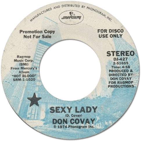 Don Covay : Sexy Lady - 7" CS from USA, 1975