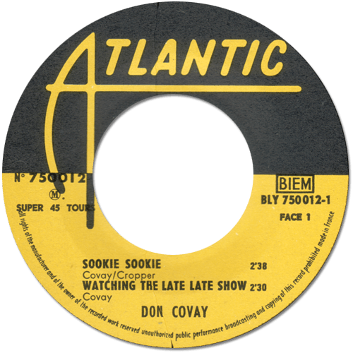 Don Covay : Sookie Sookie - 7" EP from France, 1966