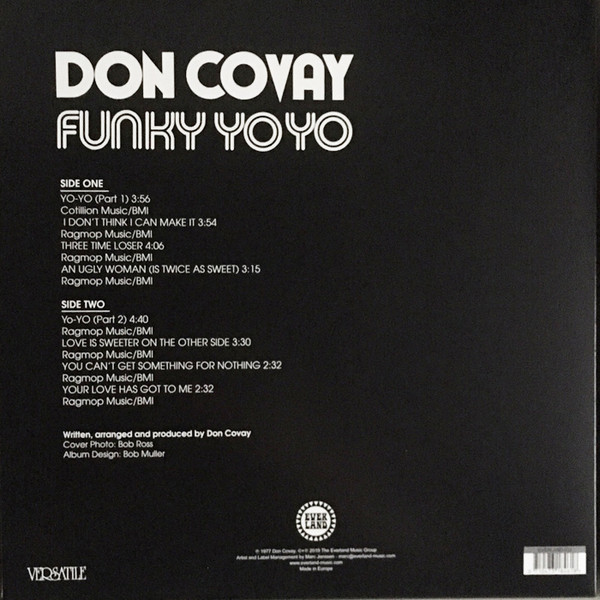 Don Covay : Funky YoYo - LP from Europe, 2019