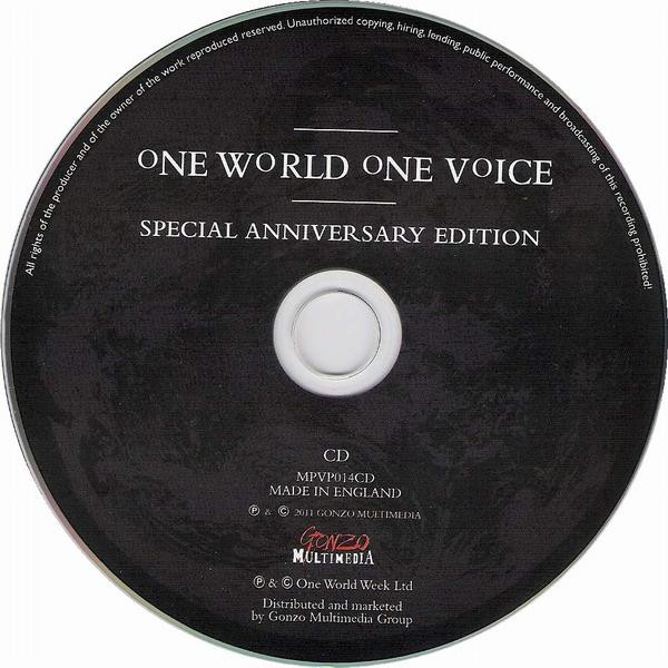 V/A incl. Rupert Hine, Lou Reed, Bob Geldof, etc. - One World One Voice - Gonzo Multimedia 5060230861883 UK CD