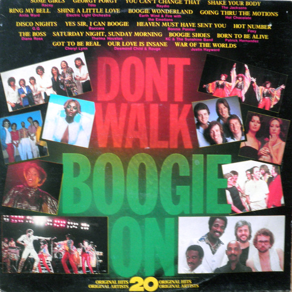 V/A incl. Quantum Jump, Patrick Hernandez, ELO, Diana Ross, Anita Ward, Hot Chocolate, etc. - Don't Walk Boogie On  - DB Belter DWB 2 New Zealand LPx2