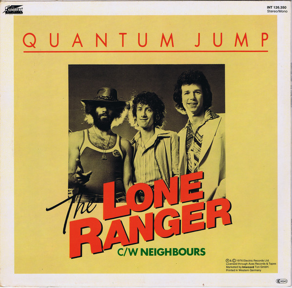 Quantum Jump - The Lone Ranger - Electric 126.350 Germany 12" PS