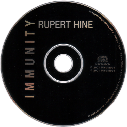 Rupert Hine - Immunity - VoicePrint MPVP 003 UK CD