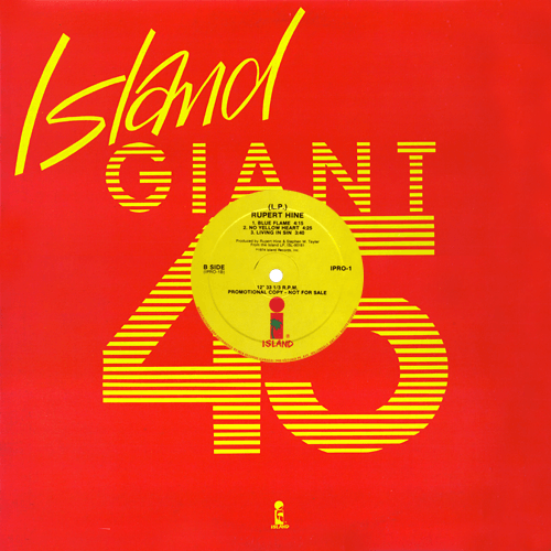 The Waterboys / Rupert Hine - Island sampler - Island IPRO-1 Canada LP