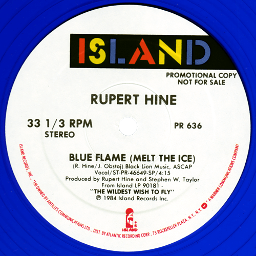 Rupert Hine : Blue Flame, USA [1984]