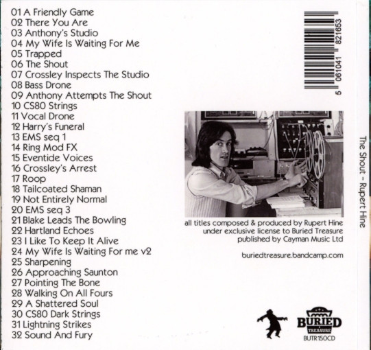 Rupert Hine - The Shout - Buried Treasure Records BUTR150CD UK CD