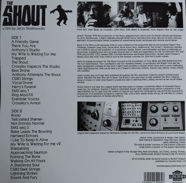 Rupert Hine - The Shout - Buried Treasure Records BUTR150LP UK LP