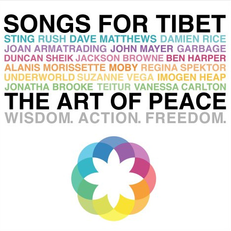 V/A incl. Rupert Hine, Underworld, Moby, Suzanne Vega, Garbage, Rush, Teitur, The Art Of Noise, Sting, Alanis Morissette, Garbage, Imogen Heap, Dave Matthews, etc. - Songs For Tibet: The Art Of Peace (Wisdom. Action. Freedom.) - VoicePrint TRCP 42-43 Japan CDx2