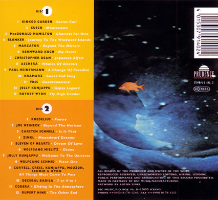 V/A incl. Rupert Hine, Voss, Marcator, etc. - World Of Dreams Dreamy Instrumentals  - Prudence 393.9140.2 Germany CDx2