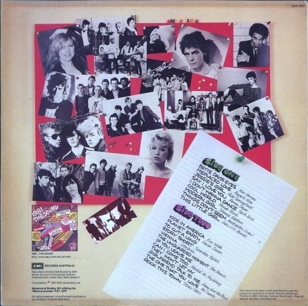 V/A incl. Rupert Hine, Ultravox, Duran Duran, The Church, Stray Cats, Kim Wilde, etc. - 1981... Rocks On - EMI GIVE2003 Australia LP