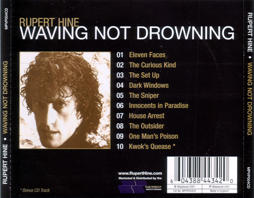 Rupert Hine - Waving Not Drowning - VoicePrint MPVP 004 UK CD