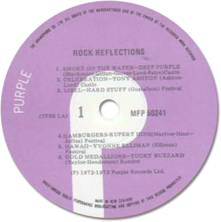 V/A incl. Rupert Hine, Deep Purple, Yvonne Elliman, etc. - Rock Reflections - EMI - Music For Pleasure MFP 50241 New Zealand LP