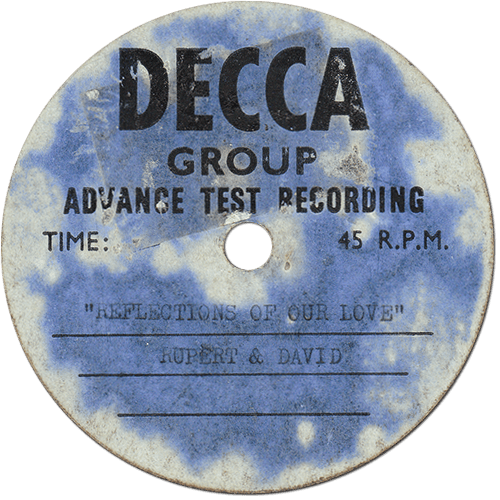 Rupert and David (Rupert Hine) - The Sound of Silence - Decca F 12306 UK 7"