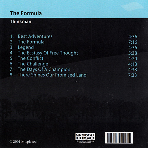 Thinkman - The Formula - Misplaced 843436048181 USA CD