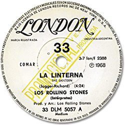 The Rolling Stones: The Lantern - Argentina 1968