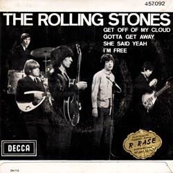 The Rolling Stones - >Get Off Of My Cloud - Decca EP 457.092 - back cover • Belgium discography: EPs