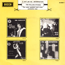 The Rolling Stones - Satisfaction - Decca GHP 84090 - design II - back cover • Belgium discography: The 'Golden Hit-Parade' series