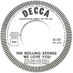The Rolling Stones : We Love You - Belgium 1967