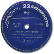 Rolling Stones Brazilian EP - original '33 Compacto' labels Rolling Stones Brazilian EP - first '33 Compacto' labels