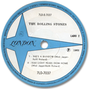 Rolling Stones Brazilian EP - 'blue star' labels Rolling Stones Brazilian EP - 'blue star' labels