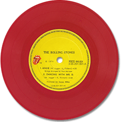 The Rolling Stones - Angie promo red vinyl EP