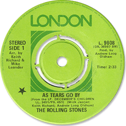 The Rolling Stones: As Tears Go By - Canada 1973