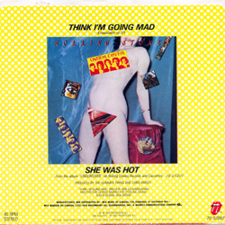 The Rolling Stones - She Was Hot Canadian - back cover