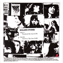 The Rolling Stones - Plundered My Soul - European 7" PS
