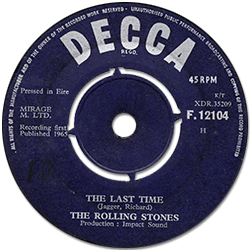 The Rolling Stones : The Last Time - Ireland 1965